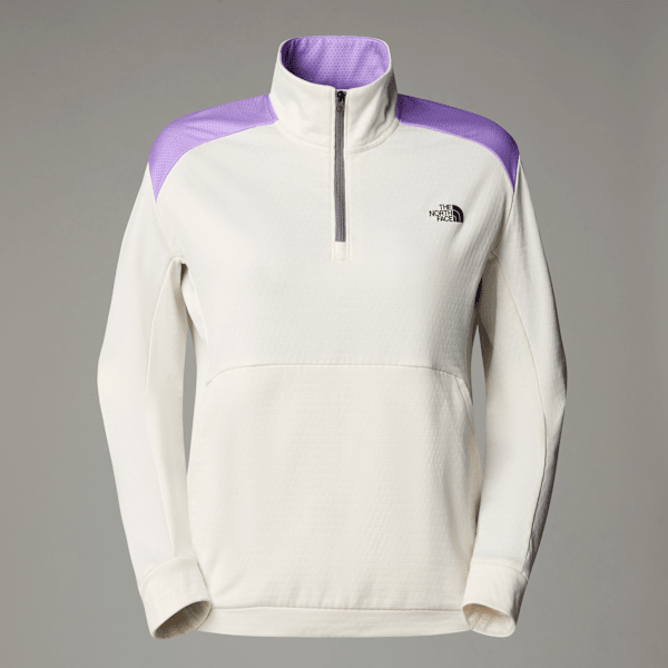 The North Face Kikash Sweatshirt Mit-1/4-langem Rv Für Damen White Dune Größe L female