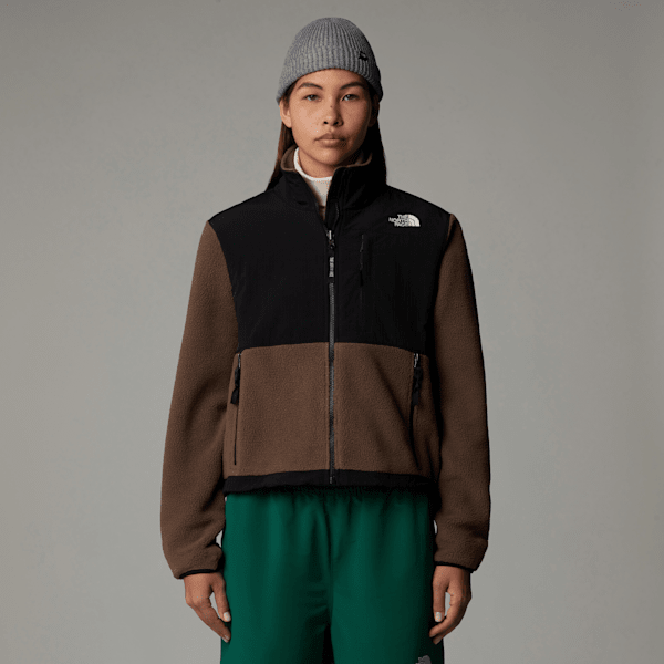 The North Face Retro Denali Jacke Für Damen Smokey Brown-tnf Black Größe XS female