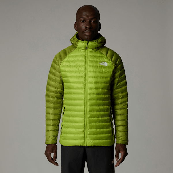 The North Face Bettaforca Daunen-jacke Mit Kapuze Für Herren Meadow Grass-oak Green Größe M male