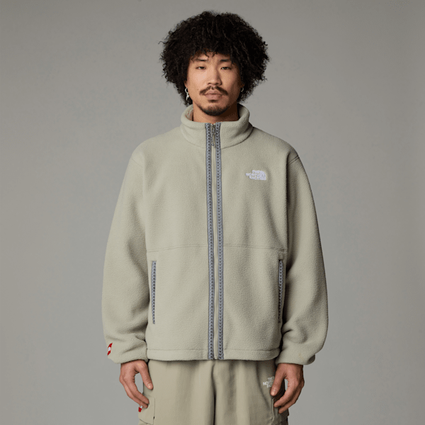 The North Face Tnf Fleeski Fleece Mit Durchgehendem Rv Für Herren Clay Grey Größe L male