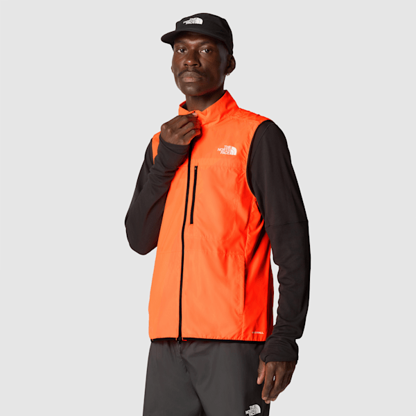 The North Face Higher Run Windweste Für Herren Vivid Flame Größe XL male