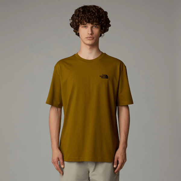 The North Face Simple Dome T-shirt In Oversize Für Herren Moss Green Größe M male