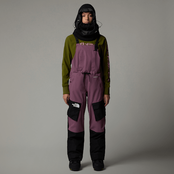 The North Face Dragline Trägerhose Für Damen Midnight Mauve-tnf Black Größe XS female