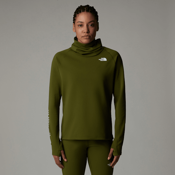 The North Face Dragline Baselayer Langarm-shirt Für Damen Forest Olive Größe XS female