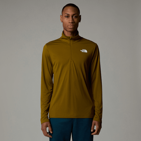 The North Face 24/7 Langarm-shirt Mit 1/4-langem Rv Für Herren Moss Green Größe M male