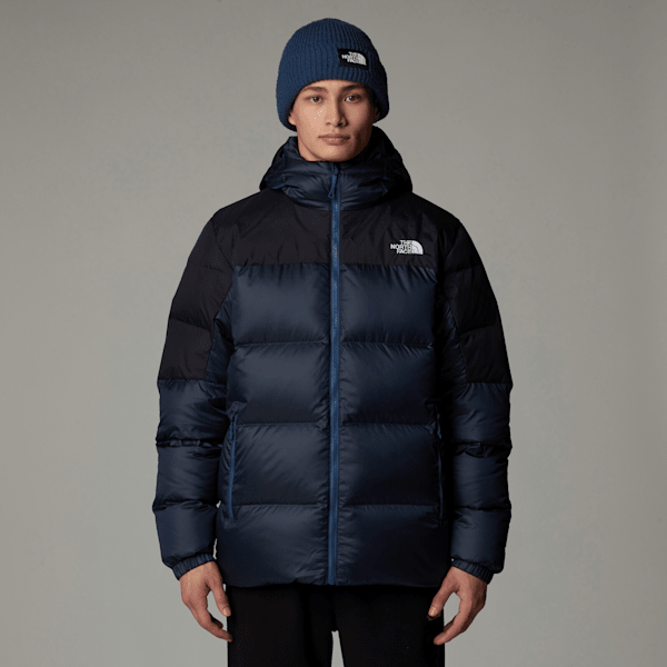 The North Face Diablo 2.0 Daunenjacke Mit Kapuze Für Herren Shady Blue Black Heather-tnf Black Größe S male