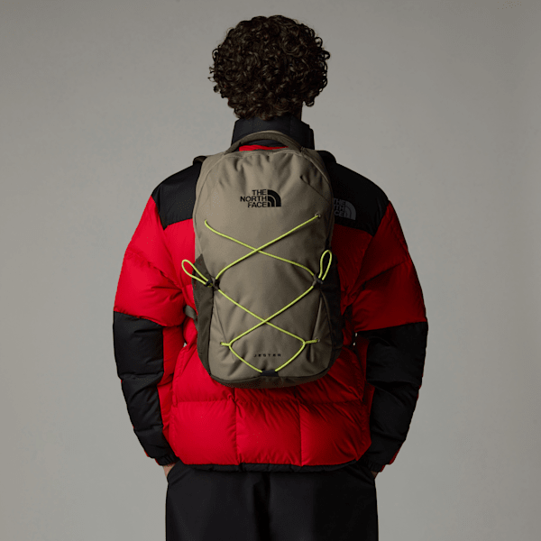 Black and red north face backpack best sale