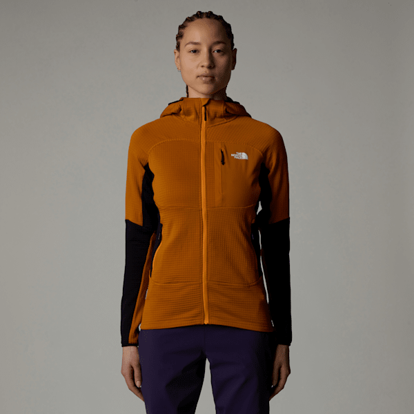 The North Face Stormgap Power Grid™ Kapuzenjacke Für Damen Iron Citrus-tnf Black Größe M female