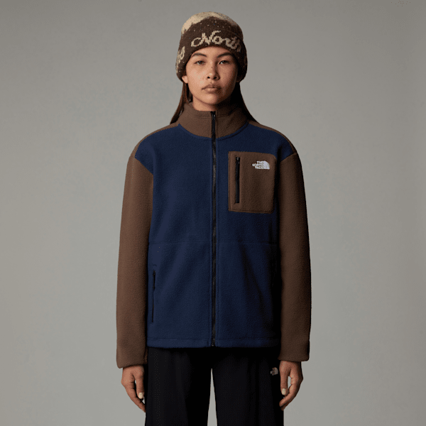 The North Face Yumiori Fleece-jacke Mit Durchgehendem Rv Für Damen Summit Navy-smokey Brown-tnf Black Größe L female