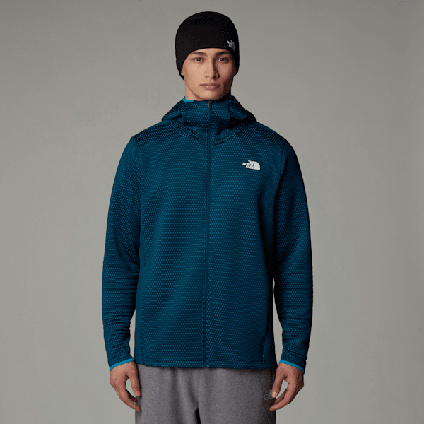 The North Face Vertical Thermal Kapuzenjacke Mit Durchgehendem Rv Für Herren Midnight Petrol Größe XXL male