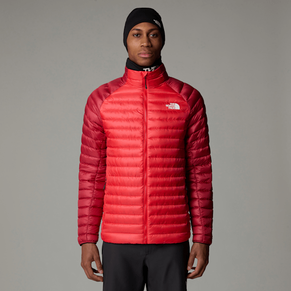 The North Face Bettaforca Daunen-jacke Für Herren High Risk Red-garnet Red Größe M male