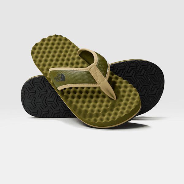 The North Face Base Camp Ii Flip-flops Für Herren Forest Olive/black Curr Größe 44.5 male