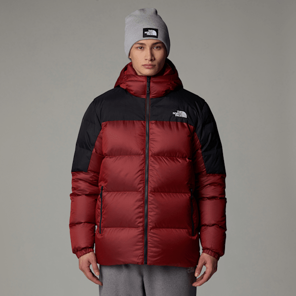 The North Face Diablo 2.0 Daunenjacke Mit Kapuze Für Herren High Risk Red Black Heather-tnf Black Größe M male