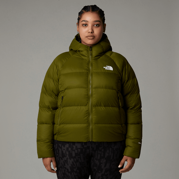 The North Face Hyalite Daunenjacke Mit Kapuze In Übergröße Für Damen Forest Olive Größe 2X female