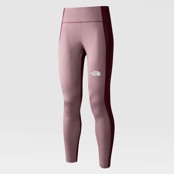 The North Face Mountain Athletics Leggings Für Damen Fawn Grey-boysenberry Größe M female