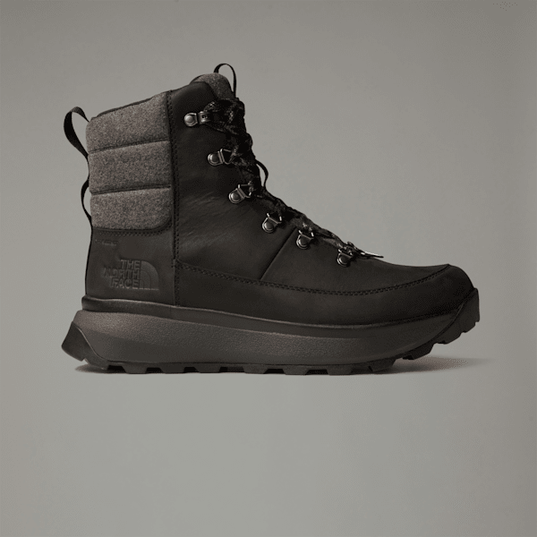 The North Face Bergen Wasserdichte Schneestiefel Aus Leder Für Herren Tnf Black-tnf Black Größe 46 male