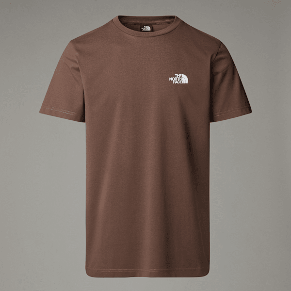 The North Face Simple Dome T-shirt Für Herren Smokey Brown Größe XS male