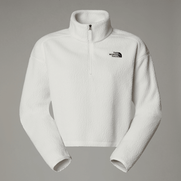 The North Face Kurzgeschnittener High-pile-fleece Für Damen White Dune Größe L female