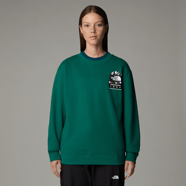 The North Face Anniversary Sweatshirt Für Damen Evergreen Größe S female