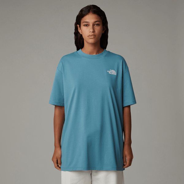 The North Face Simple Dome T-shirt In Oversize Für Damen Algae Blue Größe L female