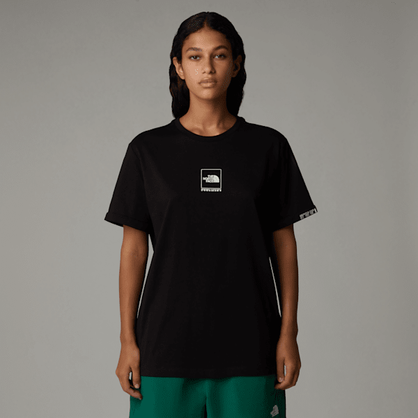 The North Face Coordinates T-shirt Für Damen Tnf Black Größe XS female