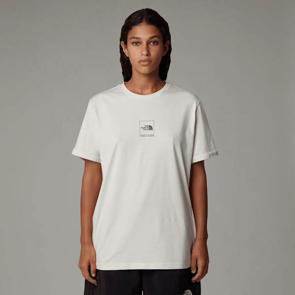 The North Face Coordinates T-shirt Für Damen White Dune Größe XS female