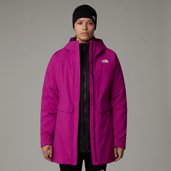 The North Face Dryvent™ Mono Triclimate 3-in-1-parka Für Damen Deep Mulberry-tnf Black Größe XS female