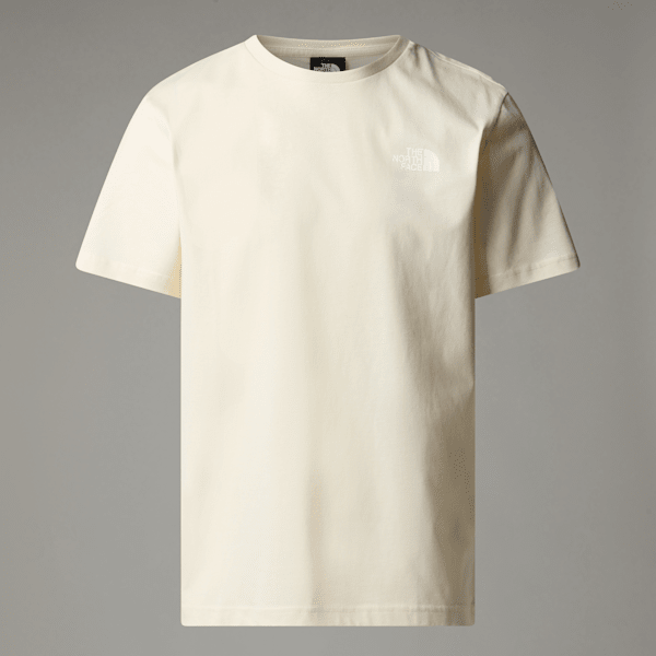 The North Face Redbox T-shirt Für Herren White Dune-muted Pine Größe XL male