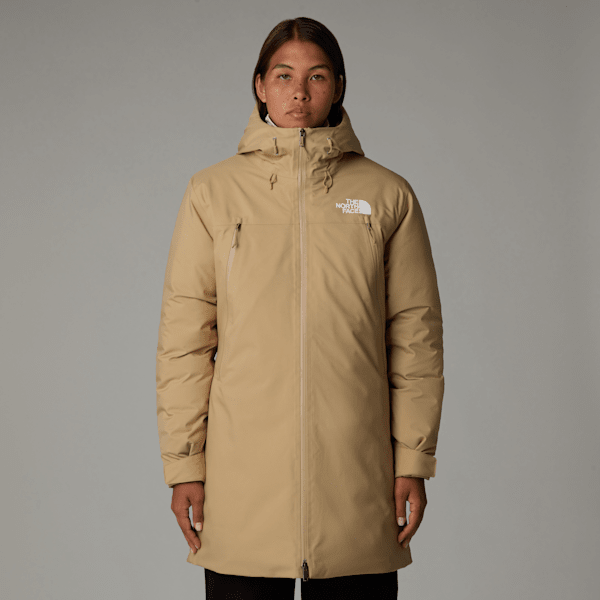 The North Face Tnf Range Daunenparka Für Damen Khaki Stone Größe S female