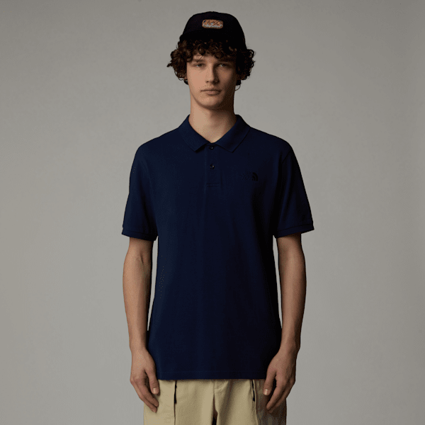 The North Face Piqué-poloshirt Für Herren Summit Navy Größe XS male