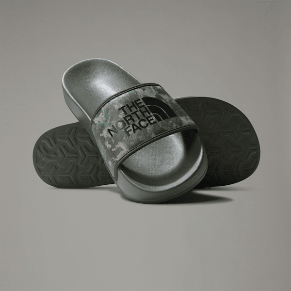 The North Face Base Camp Slides Iii Schlappen Für Herren Military Olive Stippled Camo Print-tnf Black Größe 44.5 male