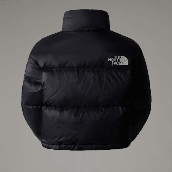 Nuptse crop jacket black on sale