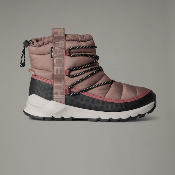 The North Face Thermoball™ Wasserdichte Winterstiefel Mit Schnürung Für Damen Deep Taupe-tnf Black Größe 36 female