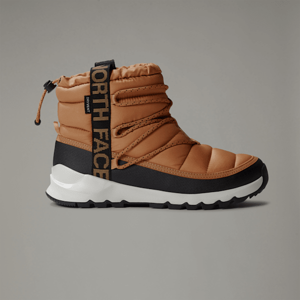 The North Face Thermoball™ Wasserdichte Winterstiefel Mit Schnürung Für Damen Almond Butter-tnf Black Größe 37 female