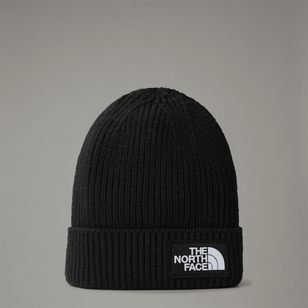 The North Face Box Logo Beanie Für Babys Tnf Black Größe 0-6 Monate unisex