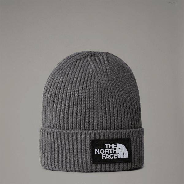 The North Face Tnf Box Logo Cuff Beanie Für Kleinkinder Tnf Medium Grey Heather Größe Einheitsgröße male