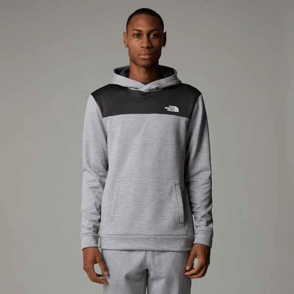 The North Face Reaxion Fleece Kapuzenpulli Für Herren Tnf Light Grey Heather-asphalt Grey Größe S male