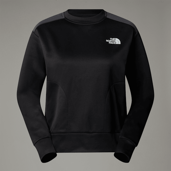 The North Face Reaxion Fleece Sweatshirt Für Damen Tnf Black-asphalt Grey Größe M female