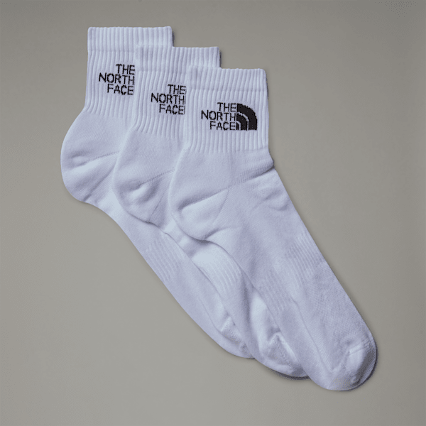 The North Face Multi Sport Gepolsterte 1/4-lange Socken Tnf White Größe M male