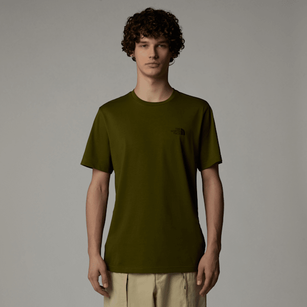 The North Face Simple Dome T-shirt Für Herren Forest Olive Größe XS male