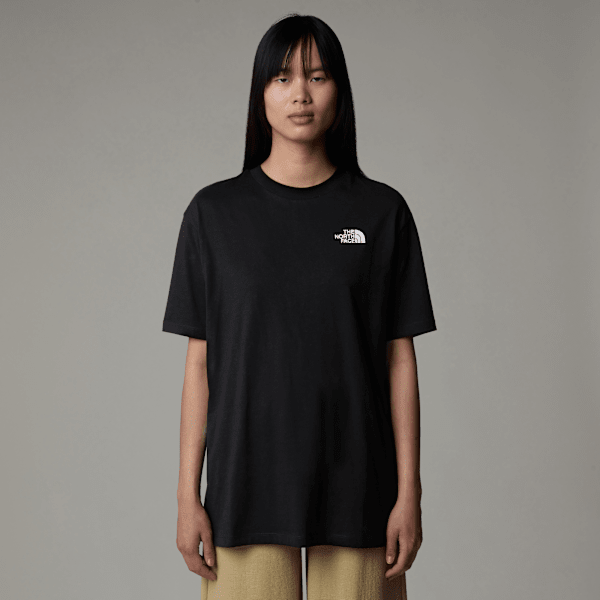 The North Face Simple Dome T-shirt In Oversize Für Damen Tnf Black Größe XL female