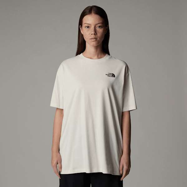 The North Face Simple Dome T-shirt In Oversize Für Damen White Dune Größe M female