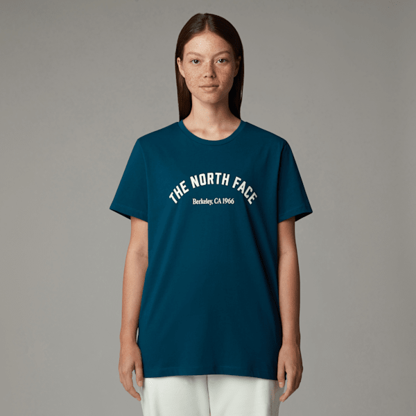 The North Face Varsity T-shirt Mit Grafik Für Damen Midnight Petrol Größe XS female