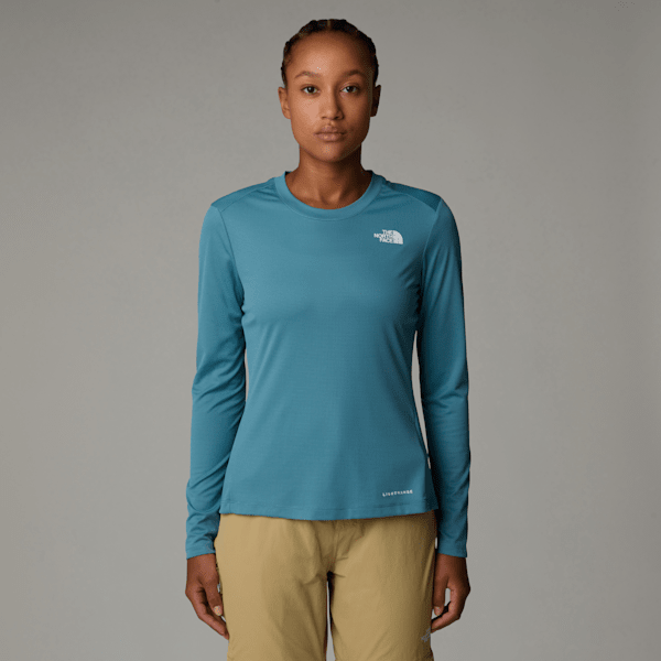 The North Face Shadow Langarm-shirt Für Damen Algae Blue Größe L female