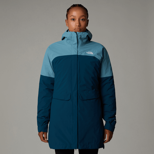 The North Face Dryvent™ Mono Triclimate 3-in-1-parka Für Damen Midnight Petrol-algae Blue Größe XL female