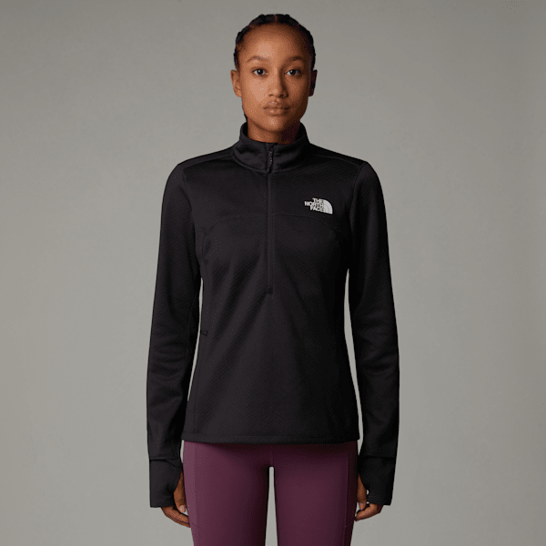 The North Face Winter Warm Pro Fleece Mit 1/4-langem Rv Für Damen Tnf Black Größe S female