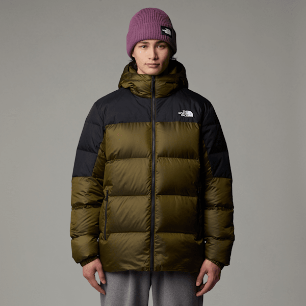 The North Face Diablo 2.0 Daunenjacke Mit Kapuze Für Herren Moss Green Black Heather-tnf Black Größe XL male