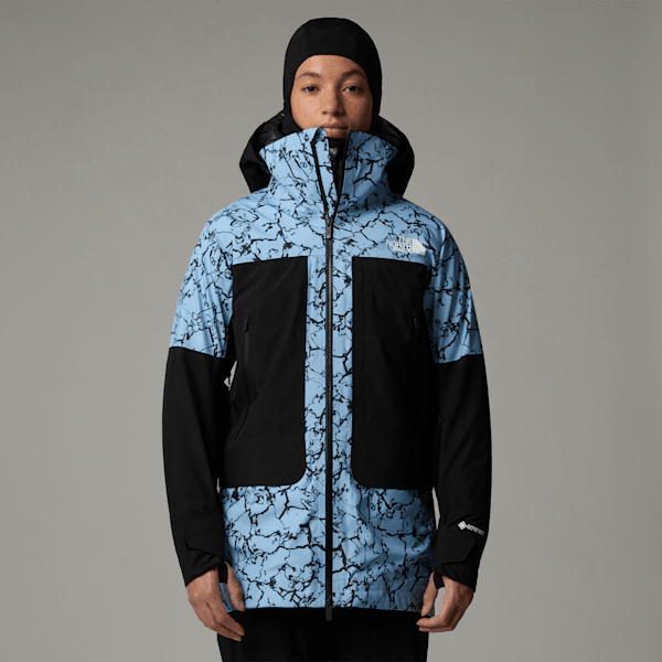 The North Face Summit Verbier Gore-tex® Jacke Für Damen Cornflower Glacial Fracture Print Größe S female