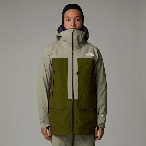 The North Face Summit Verbier Gore-tex® Jacke Für Damen Clay Grey-forest Olive Größe XS female