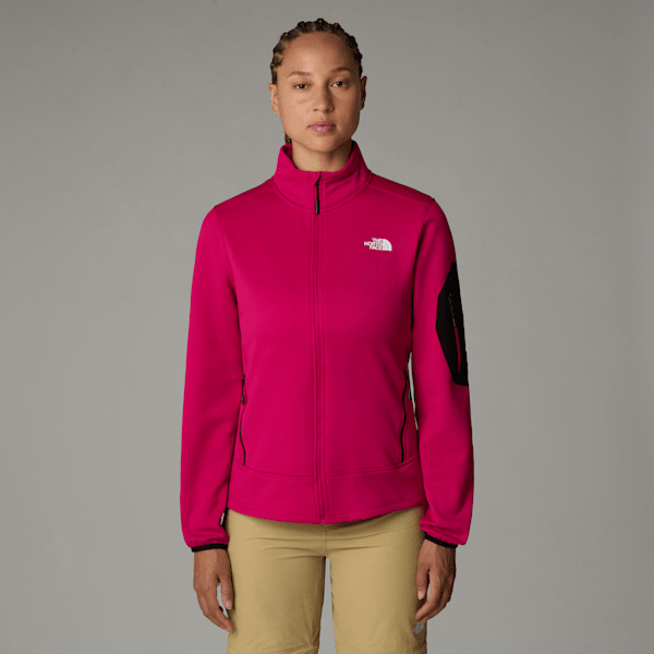 The North Face Mistyescape Fleecejacke Für Damen Pink Primrose-tnf Black Größe S female